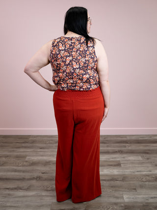 *FINAL SALE* Presley Palazzo Pants | Rust