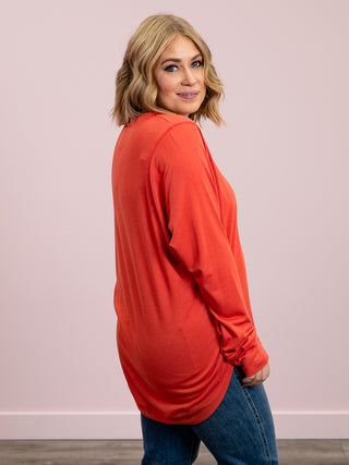 Melissa LONG Sleeve Sweatshirt | Apricot