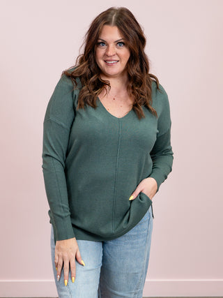 *NEW* Whitney Sweater | Heather Ash Jade