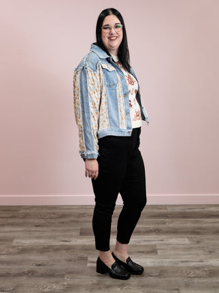 Blue Skies Jacket | Denim Floral