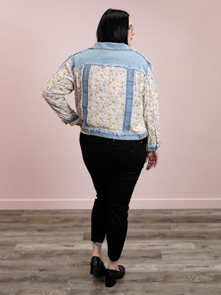 Blue Skies Jacket | Denim Floral