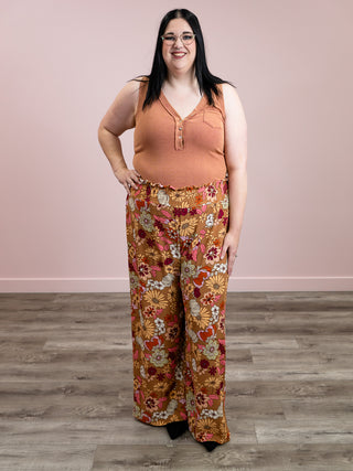 Presley Palazzo Pants | Boho Floral