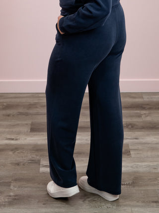 Second Skin | Victoria Super Soft Modal Wide Leg Pants | Navy