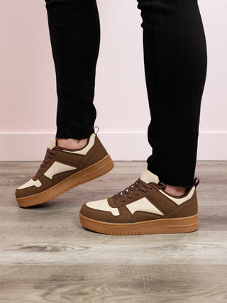 *FINAL SALE* Rexy Sneakers | Brown & Beige