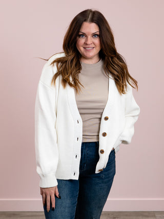 Better Half Boyfriend Cardigan | Ivory