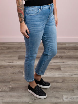 Risen Jeans | High Rise | Light Wash Skinny | Lane