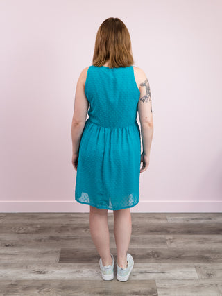 *FINAL SALE* It's Spring Again Babydoll Dress | Light Teal