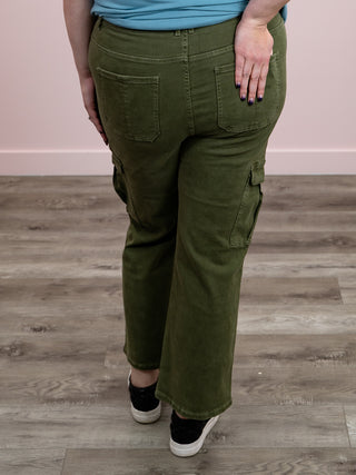 *FINAL SALE* Risen Jeans | High Rise | MOSS Cargo Pants | Dax