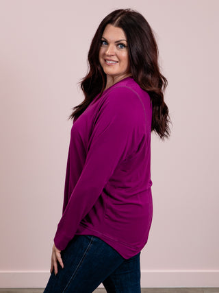 Melissa LONG Sleeve Sweatshirt | Orchid