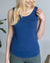 PRELAUNCH Grace & Lace | Essential Ribbed Fitted Tank Top | Classic Blue