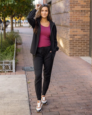 *NEW* Grace & Lace | Active Jogger Pants | Black