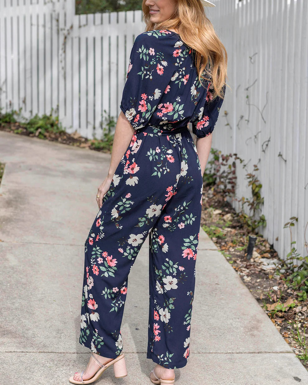 Grace & Lace | Hello Spring Floral Jumpsuit | Floral - Lavender