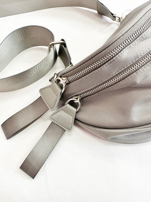 *FINAL SALE* Grace & Lace | Belt Bag | Grey