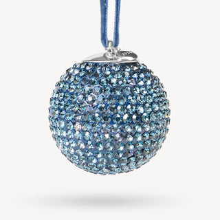 Hillberg & Berk | 2024 Ornament | Light Sapphire Sparkle Ball