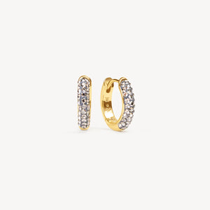 *NEW* Hillberg & Berk | Always On Sparkle Hoop Earrings | Lunar