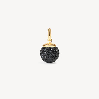 Hillberg & Berk | Sparkle Ball Charm | Black