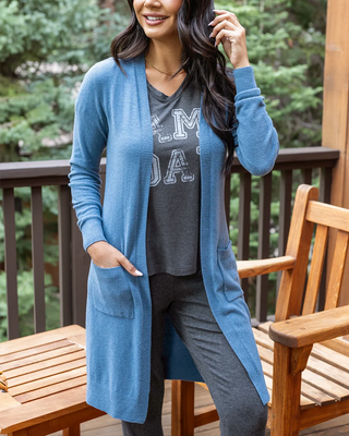 Grace & Lace | Micro Bambu Cardigan | Dusk Blue