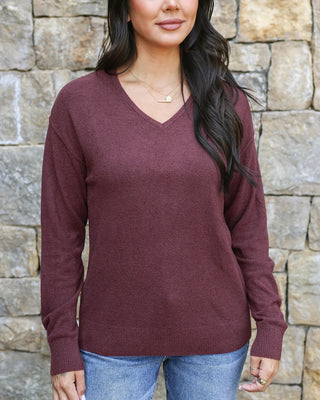 Grace & Lace | Micro Bambu Lightweight Sweater | Russet