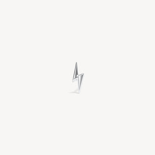 Hillberg & Berk | Mini Metal Lightning Stud Earring | SINGLE