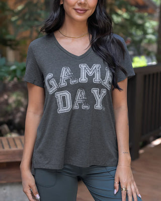 Grace & Lace | VIP Favourite V-Neck Graphic Tee | Game Day