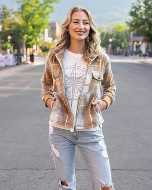 Grace & Lace | Vintage Fit Any Day Graphic Tee | Compass