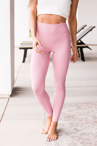 *FINAL SALE* Ampersand | Game Changer Legging 25" | Pink